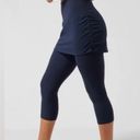 Athleta NEW  ELATION 2 IN 1 CAPRI in Navy US XSMALL Photo 2