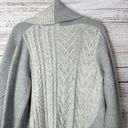 FATE. Please Yourself Gray and Cream Open Shawl Chunky Cardigan, EUC, Small Photo 14