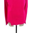 Generation Love  Sadie Cashmere & Wool Asymmetric Sweater Hot Pink Medium Photo 3