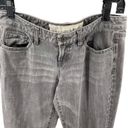 Loft  slim & straight leg jeans grey gray slight distressed 100% cotton 6 EUC Photo 7