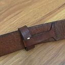 Ralph Lauren LAUREN  Brown Genuine Leather Horsebit Buckle Women's Belt M/L? Photo 12