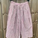 Oleg Cassini Vintage  Knee Length Striped Lightweight A-line Skirt Photo 1