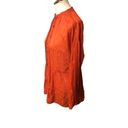 Pilcro  harvest orange tiered tunic with metal button accents down front Size S Photo 7