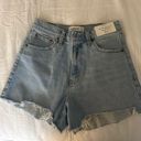 Abercrombie & Fitch NWT Abercrombie 90s Hi Rise Cut Off Shorts Photo 0