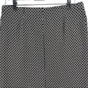 J.Jill  Skirt Womens M Petite Black White Geometric Ponte Pencil Pull On Stretch Photo 1