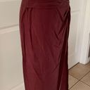 Rag and Bone  Amber twist-front silk crepe de chine midi skirt Photo 12