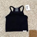 ACTA NWT  Seamless Ribbed Tank Bra Black Size XS Photo 2