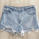 Abercrombie & Fitch  high rise mom shorts distressed raw hem sexy jean denim 29 8 Photo 0