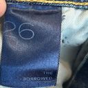 Pilcro  Women's Size 26 Anthropologie The Borrowed Boyfriend Blue Jeans Patchwork Photo 7