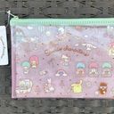 Sanrio  Multicolor Zipper Bag With Hello Kitty Pompompurrin My Melody Pochacco Cinnamoroll Badtz Maru Keroppi Little Twin Stars Hangyodon Photo 1