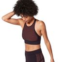 Lululemon  Get Your Peek On Bra Sports Black & Orange Medium Support Size 8 Photo 4