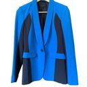 Rag and Bone  Jefferson Color Block Blazer Blue Black Size 0 Photo 4