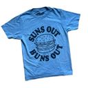 Chin Up Apparel Womens  Suns Out Buns Out Humor Graphic Tee Shirt - Sz XS Photo 0