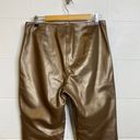 Ralph Lauren RALPH by  Metallic Brown Copper Leather Pants Size 10 Photo 6