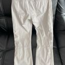 Topshop Boutique Straight Leg Jeans with Frayed Hems and Contrast Stitching Photo 4