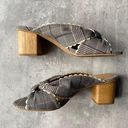 Jack Rogers 🔥Jack Roger’s Holly Plaid Mules Heels Women’s 8.5 Photo 3