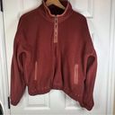 Abercrombie & Fitch  Womens Quarter Zip Pull Over Color Rust Size Large Photo 0