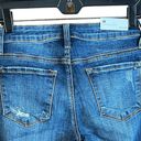 Bermuda NWT Tricot Womens Blue Button Fly Distressed Denim  Shorts Size Medium Photo 6