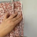 SheIn  Pink and White Floral Print Breezy Pants Size Large Photo 3