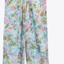 ZARA  Floral Printed Satin Trousers NWT Photo 4