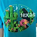 Krass&co Port &  Graphic Novelty Western Desert Floral Cactus Peace Texas T Shirt Photo 1