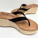 Zodiac  Sandals Womens Size 7 Black Platform Wedges Photo 5