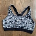 Nike Sports Bra Size Medium black and white Photo 0