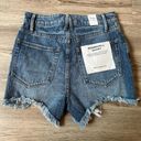 Good American  Bombshell Shorts High Rise Distressed Size 24 NWT Photo 7