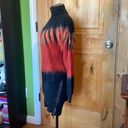 Young Fabulous and Broke  YFB Black Multi Tie Dye Turtleneck Side Zip Mini Dress Tunic Top $198 EUC XS  Photo 5