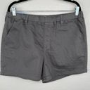 Abound Gray Women's 4" Stretch Pull On Elastic Waist Shorts Size Large NWT Photo 0