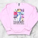 Taylor Swift NEW  The Eras Tour Pink Crewneck Photo 0