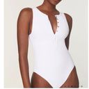 ANDIE  Swim The Malibu One Piece Swimsuit Ribbed White size S NWT Photo 0