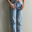 Princess Polly Holly Asymmetric Straight-Leg Jeans Photo 1