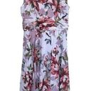 Connected Apparel  Pink Floral Flowy Midi Dress Size 12 Photo 0