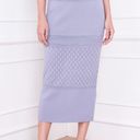 Keepsake  Bulletin Lavender Knit Midi Skirt with Belt Photo 3