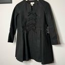 Tuckernuck  NWT Dress Blair Bow Coat Mini Dress Black Size XXS Photo 2