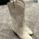 Qupid Cream Cowgirl Boots Photo 0