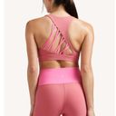 Peloton  Cadent Strappy Fast Pink Sports Bra Size Medium Photo 1