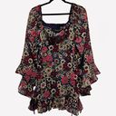 Dolls Kill Hippie Boho Floral Print Mini Dress Size XS NWT Photo 0