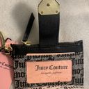 Juicy Couture  wallet modern chic tab elongated card case Black Gray gold heart Photo 2