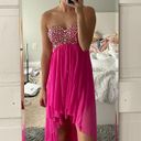 David's Bridal Pink Homecoming / Formal Dress Photo 2