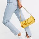 Glamorous New  ASOS Yellow Clutch with Chain Photo 1