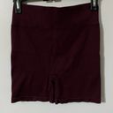Aura  Burgundy Seamless Shorts Size Medium - large Photo 1