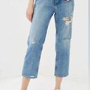 Rag and Bone NEW  Straight Cropped Relaxed Fit Distressed Boy Jeans Size 29 Photo 0