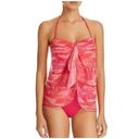 LRL One Piece Pink Red Halter Calypso Ikat Flyaway Bathing Suit NWT Sz 4 Women Photo 10