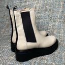 Vagabond  Shoemakers Tara Patent Leather Platform Boot in Plaster Photo 4