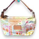 Coach Vintage Y2K  Purse Signature Bandanna Multicolor Butterfly Floral Mini Bag Photo 12