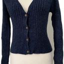 Aeropostale Fox Prince Navy Cropped Cardigan Photo 1