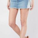Free People Patched Denim Mini Skirt Photo 0