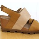 Sorel  Joanie II Slingback Platform Sandals in Tan and Light Brown Size 11 Photo 2